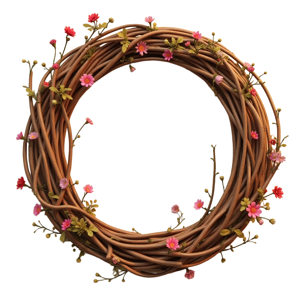 Rustic Floral Wreath